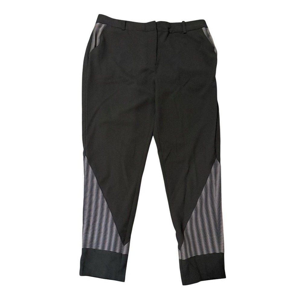 Peter Pilotto for Target Womens Black Tapered Crepe Pant 8 office siren corpcore